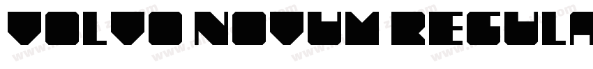 Volvo Novum Regular字体转换